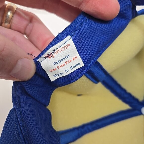 Vintage Land O' Lakes Rope Hat Patch Blue Snapback Agriculture Indian MN Yupoong - Picture 6 of 6